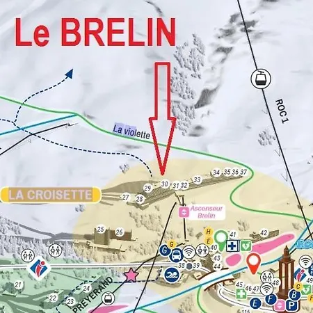 Menuires Brelin Balcon Baignoire Ski-in Ski-out * Saint-Martin-de-Belleville